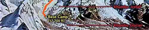 portion of map