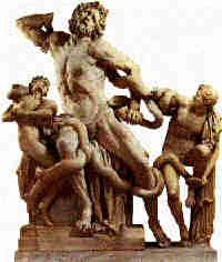 statue of man struggling