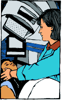 drawing of radiation therapy
